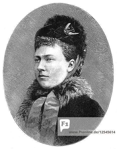 Prinzessin Helena (1846-1923). Künstler: Unbekannt