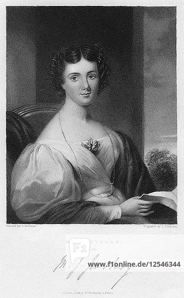 Mrs. Fletcher  um 1830  Künstler: J Cochran