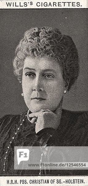 Prinzessin Christian von Schleswig-Holstein  1908. Künstler: WD & HO Wills