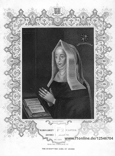 Margarete von Lancaster  Mutter von Heinrich VII. Künstler: WT Mote