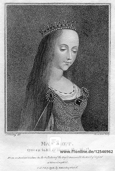 Margarete von Anjou  Königingemahlin von Heinrich VI. (1792). Künstler: Unbekannt
