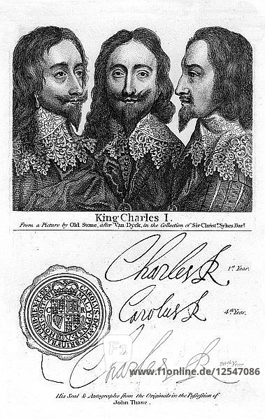 Karl I. von England. Künstler: Unbekannt