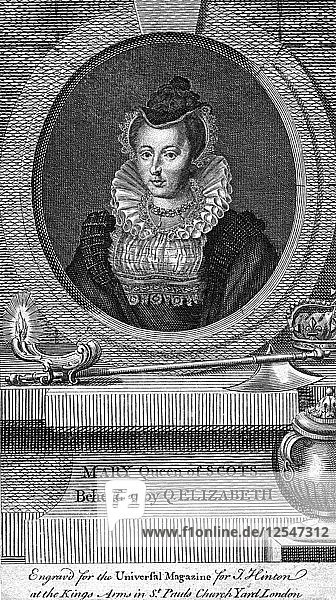 Maria  Königin der Schotten  (1542-1587). Künstler: Unbekannt