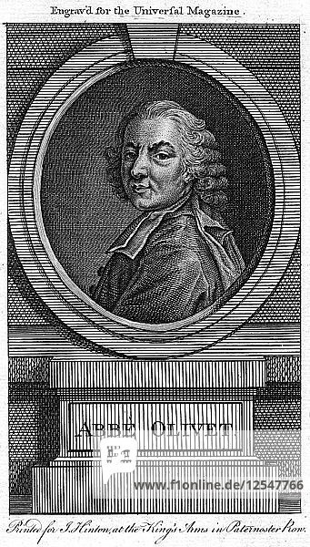 Pierre-Joseph Thoulier dOlivet  französischer Geistlicher und Literat  18. Jahrhundert. Künstler: Unbekannt