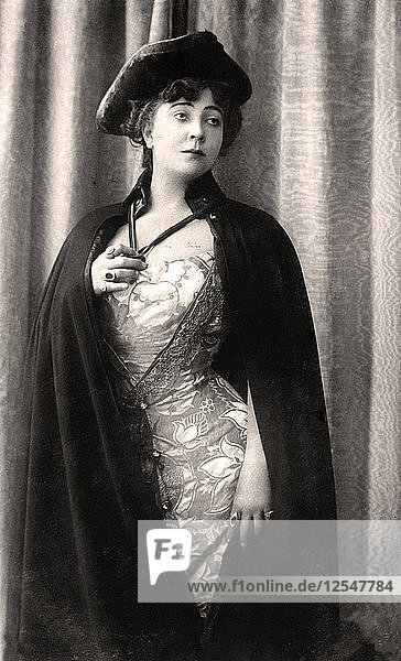 Olga Nethersole (ca. 1863-1951)  englische Schauspielerin und Theaterproduzentin  Anfang des 20. Jahrhunderts.Künstlerin: Rotary Foto
