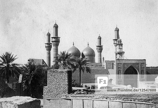 Kazimain-Moschee  Irak  1917-1919. Künstler: Unbekannt