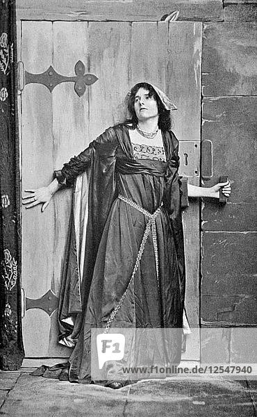 Miss Kitchener as Kate Douglas  1911-1912.Artist: Frederick Downer & Sons