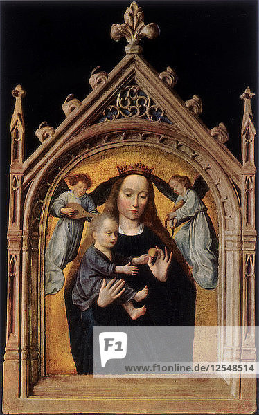 Die Madonna mit Kind  (1927). Künstler: Gerard David
