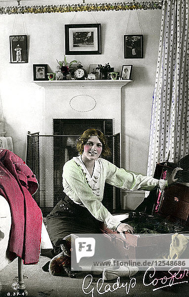 Gladys Cooper (1888-1971)  englische Schauspielerin  Anfang des 20. Jahrhunderts.Künstler: Rotary Foto