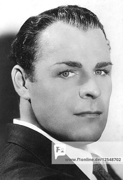 Brian Donlevy (1901-1972)  amerikanischer Schauspieler  ca. 1930er bis 1940er Jahre. Künstler: Unbekannt