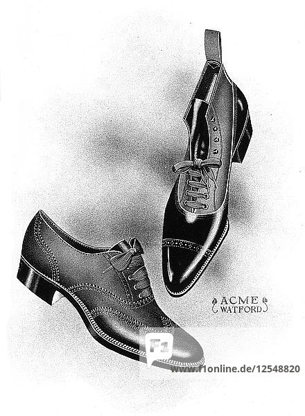 Stiefel- und Schuhillustrationen  1908-1909 Künstler: Acme