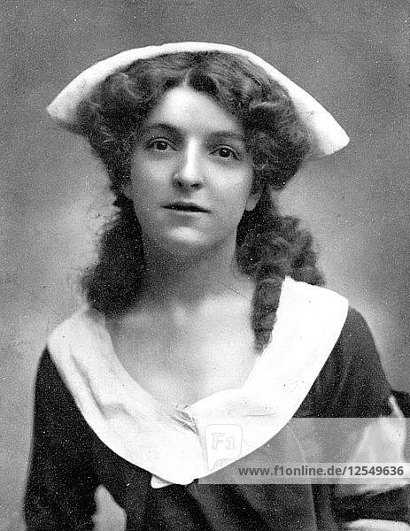 Molly McIntyre (1886-1952)  schottische Schauspielerin  1905.Künstler: W&D Downey