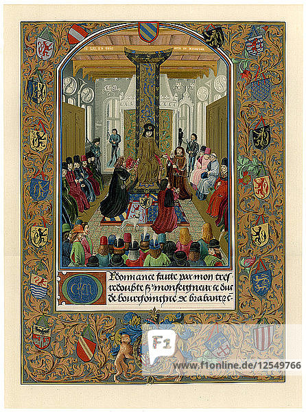 Karl der Kühne  Herzog von Burgund  1473. Künstler: Unbekannt