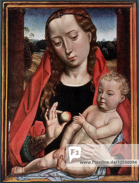 Die Madonna mit Kind  (1927). Künstler: Hans Memling