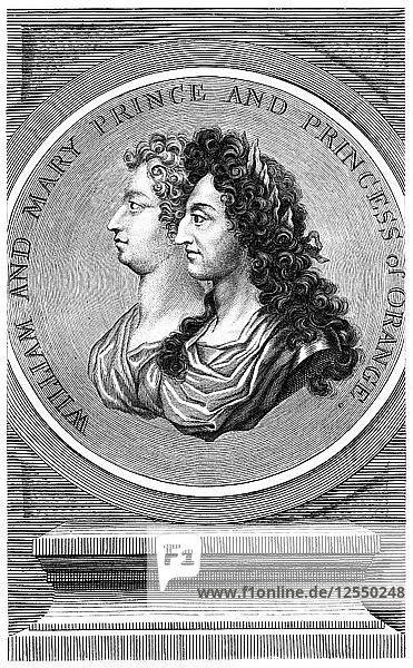Wilhelm und Maria  Prinz und Prinzessin von Oranien. Künstler: R. Weiß