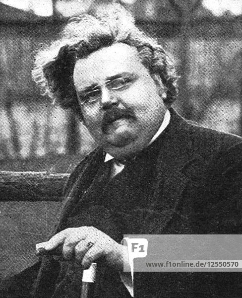 G.K. Chesterton (1874-1936)  English writer  early 20th century. Artist: Unknown