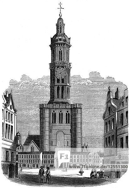 Brussels town hall  17th century (1849). Artist: Unknown
