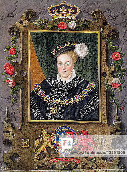 Edward VI.  König von England  (1825). Künstlerin: Sarah  Gräfin von Essex