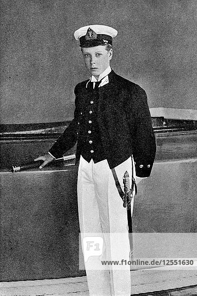 Der Prinz von Wales (1894-1972)  der künftige König Edward VIII.  1912 Künstler: Rose Burrant
