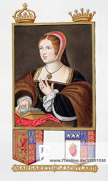Margaret Tudor  Königin von Schottland  (1825). Künstlerin: Sarah  Gräfin von Essex