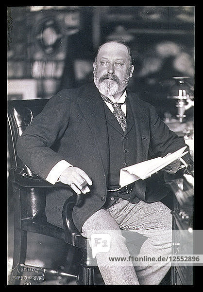 König Edward VII.  um 1902-1905. Künstler: W&D Downey