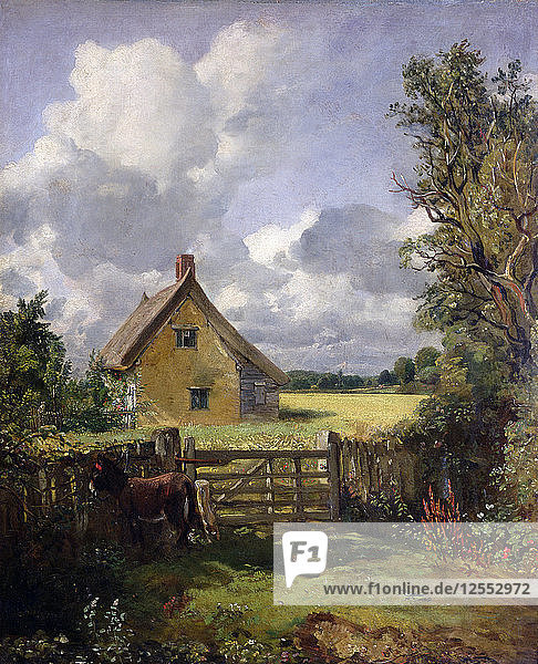 Häuschen im Kornfeld  1833. Künstler: John Constable