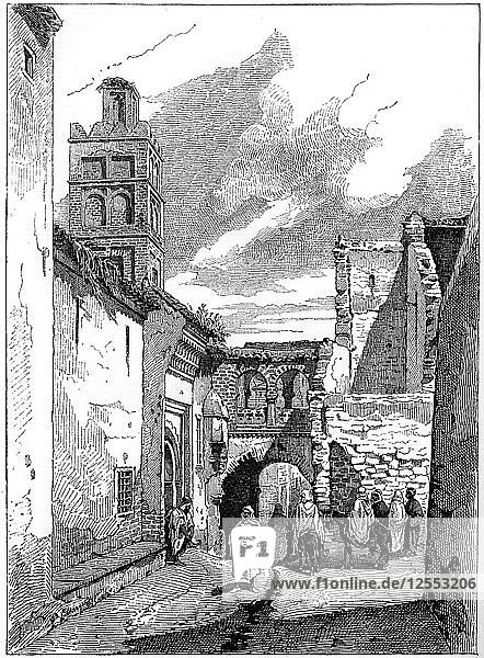 Straßenansicht in Tlemcen  Algerien  um 1890. Künstler: Unbekannt