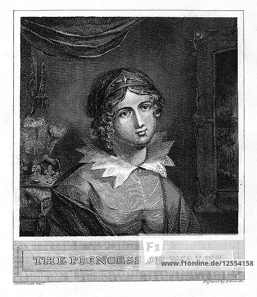 Die Prinzessin von Wales  19. Jahrhundert  Künstler: Edwards
