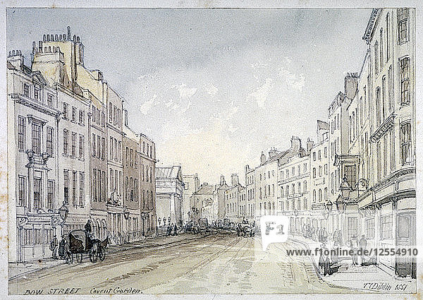 Bow Street  Westminster  London  1851. Künstler: Thomas Colman Dibdin