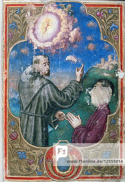 Franziskus und der Doge Francesco Dona  Orden des Dogen  1548. Künstler: Unbekannt