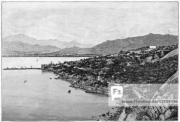 Ansicht der Stora-Bucht  um 1890. Künstler: Meunier