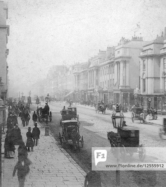 Regent Street  London  1892. Künstler: Unbekannt
