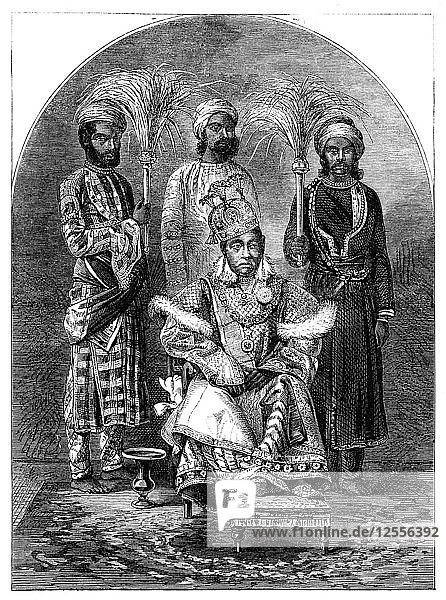 Nawab Sikandar  die Begum von Bhopal  1863. Künstler: Unbekannt