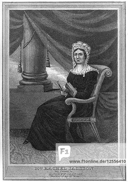 Rachel Jackson (1767-1828)  First Lady  19. Jahrhundert (1908). Künstler: Unbekannt