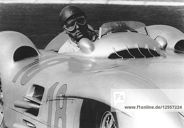 Fangio  French Grand Prix  Rheims  France  1954. Artist: Unknown