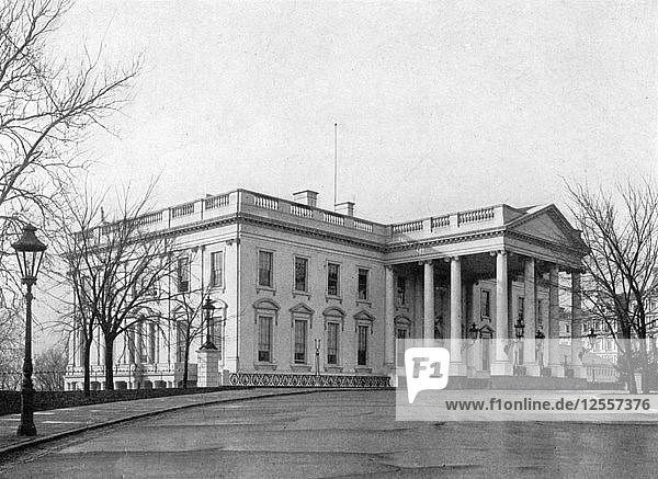 Der Nordportikus des Weißen Hauses  Washington D.C.  USA  1908. Künstler: Unbekannt