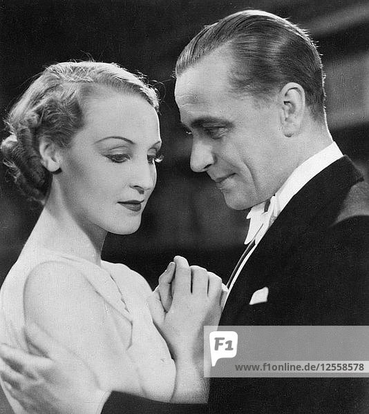 Brigitte Helm und Karl Ludwig Diehl  deutsche Filmschauspieler  1930er Jahre. Künstler: Unbekannt