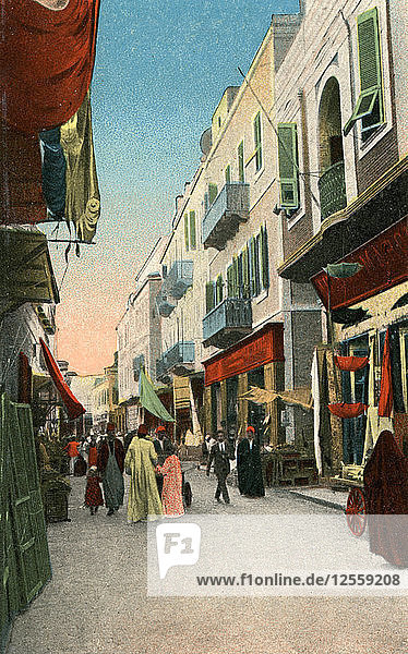 Market Street  Suez  Egypt  20th century. Artist: Unknown