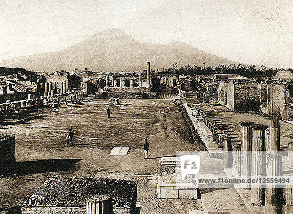 Foro civile  Pompeji  Italien  um 1900. Künstler: Unbekannt
