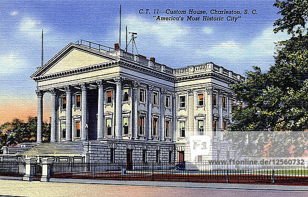 Customs House  Charleston  South Carolina  USA  1940. Artist: Unknown