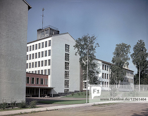 Neu gebauter Wohnblock  Helsinki  Finnland  1970er Jahre. Künstler: Göran Algård