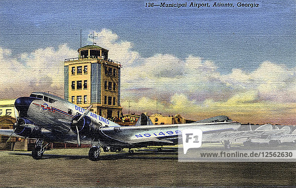 Städtischer Flughafen  Atlanta  Georgia  USA  1940. Künstler: Unbekannt