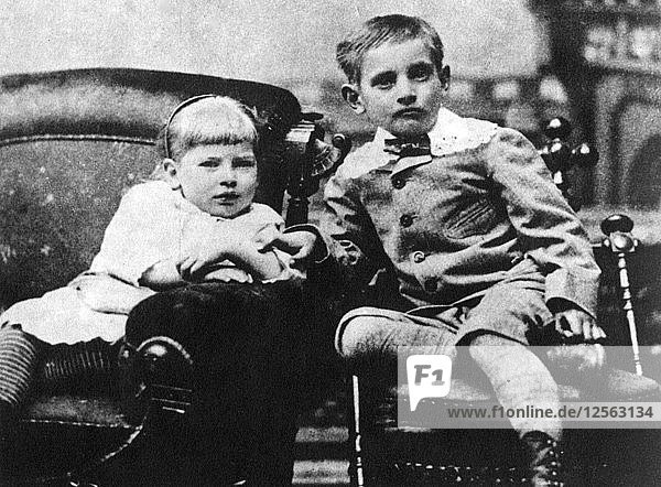 Die Kinder von Jesse James  ca. 1881-1883 (1954). Künstler: Unbekannt