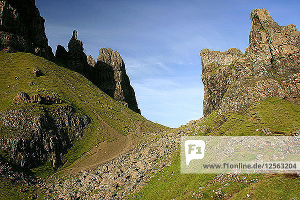 Quiraing  Isle of Skye  Highland  Schottland.