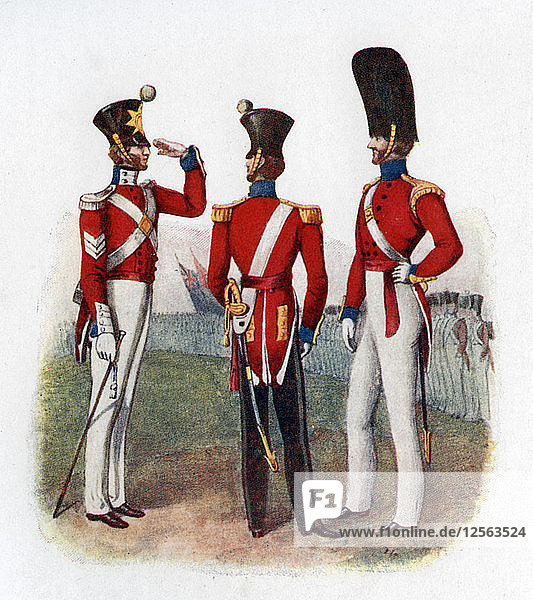 Uniform des 86. Regiments  1842 (1904). Künstler: Unbekannt