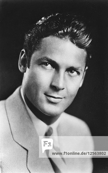 Charles Farrell (1901-1990)  amerikanischer Schauspieler  20. Jahrhundert. Künstler: Unbekannt