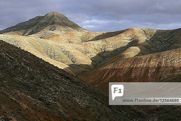 Berge zwischen La Pared und Pajara  Fuerteventura  Kanarische Inseln.
