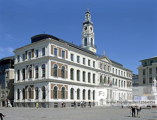 Rathaus  Riga  Lettland.