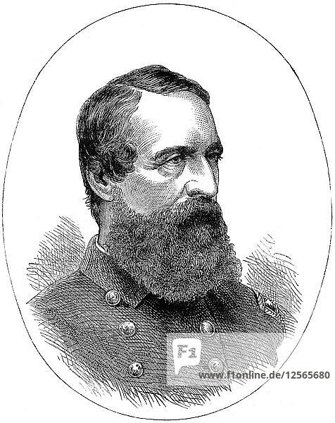 David Dixon Porter  Union admiral of the American Civil War  (c1880). Artist: Unknown