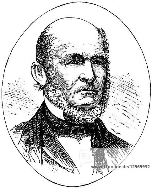 Heber Kimball  leading member of the Mormon movement  (c1880). Artist: Unknown